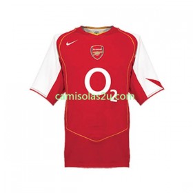 Camisolas de futebol Arsenal 2004 Retro Equipamento Principal Manga Curta